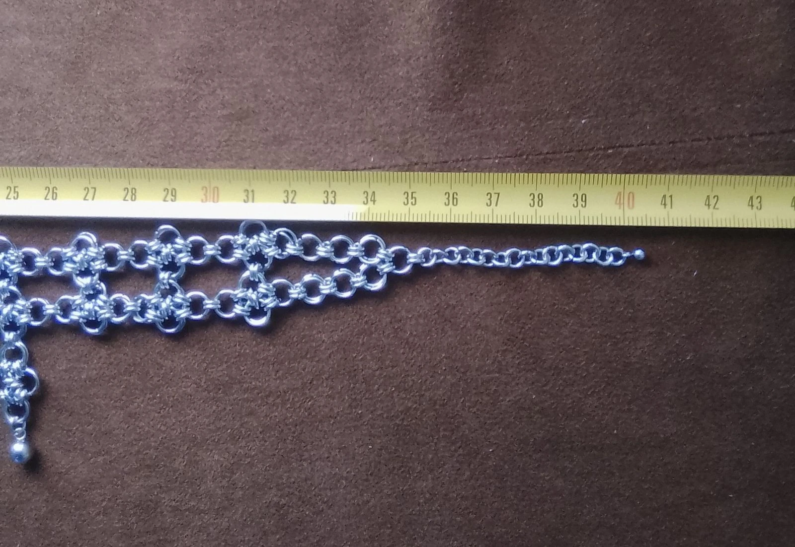 Choker halsband decolleté Japanse chainmail Gothische stijl – photo 6